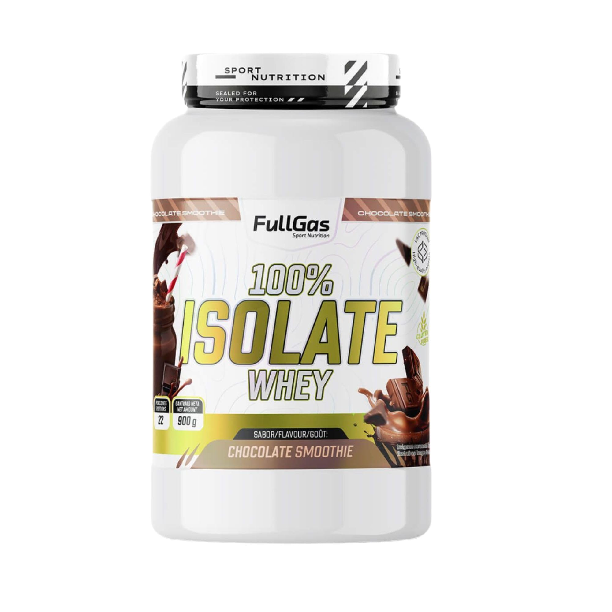 FullGas - 100% ISOLATE WHEY Chocolate 900g
