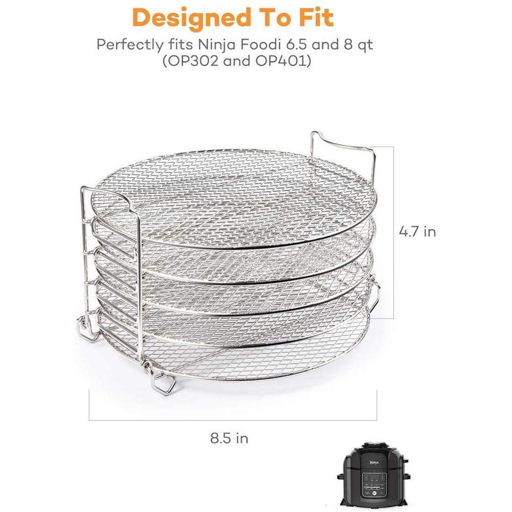 Buy Adminitto88 Stainless Steel Barbecue Rack Grill Stand Air Fryer Barbecue Grilling Basket