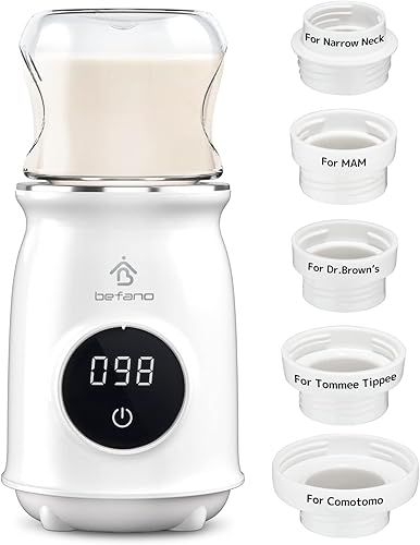 Befano Calentador de botellas de viaje, calentador de botellas portátil de calor rápido con 5 adaptadores para Dr. Brown, Philips Avent, Medela, disponible en Yaxa Venezuela