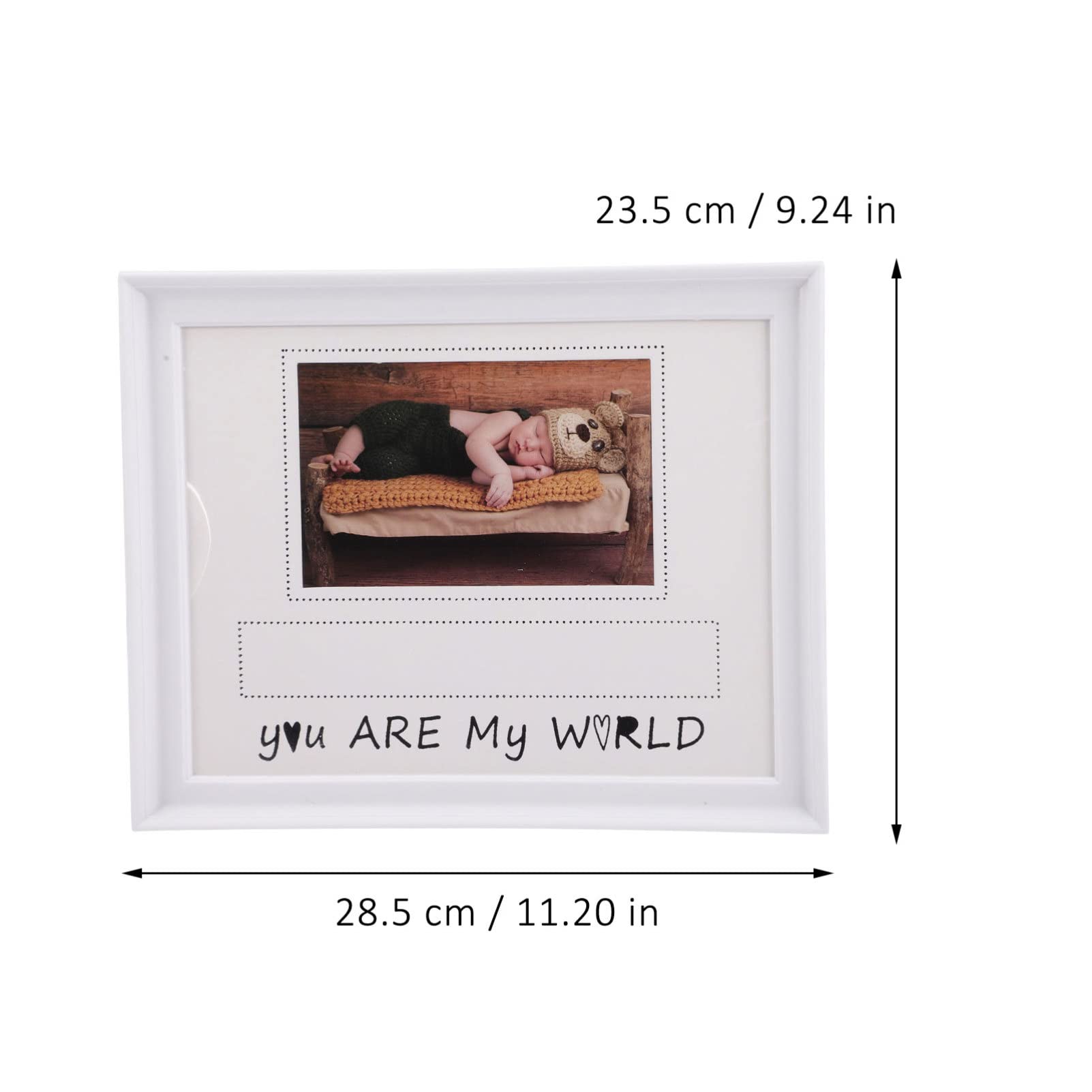 BESPORTBLE Baby Keepsake Birth Bracelet Photo Frame Decorative Photo Frame for Newborns