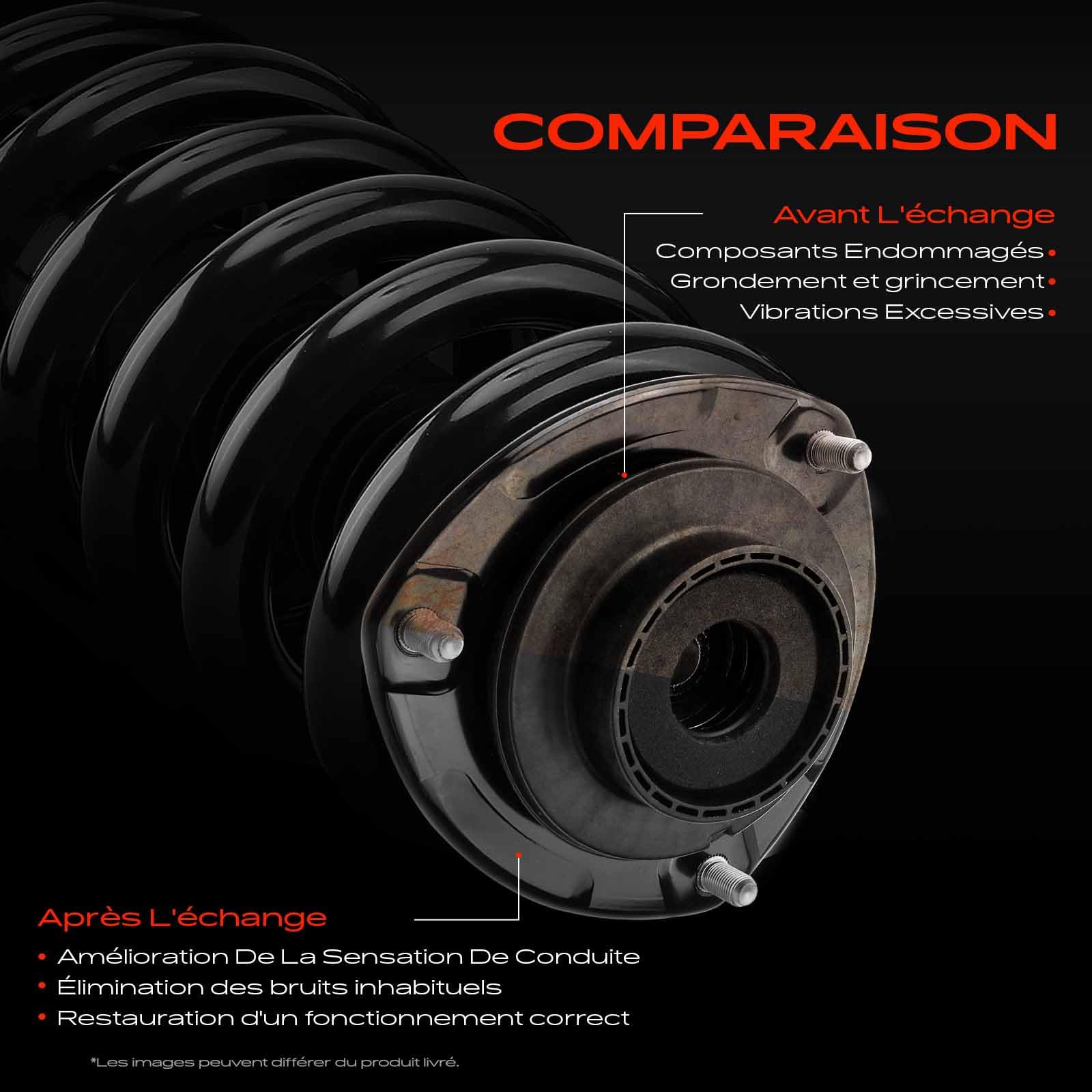 Frankberg 2 supports d'amortisseur avant gauchedroit 31336760943 | Compatible avec: Série 6 Cabriolet E64, Série 3 E46, Coupé Série 3 E46, Série 3 Cabriolet E46, Série 1 Cabriolet E88
