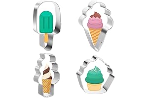 4Pcs Ice Cream Cookie Cutter: The Ultimate Summer Baking Essential