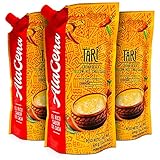 Alacena Crema de Aji Tari Nuevo Paquete 400 g (15 oz) | Peruvian Yellow Hot Chilli Hot Sauce New Package 3 Pack