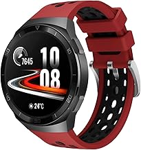 Compatible with Huawei Watch GT2e Strap, Soft Silicone Waterproof Sport Replacement Strap Only for Huawei Watch GT2e