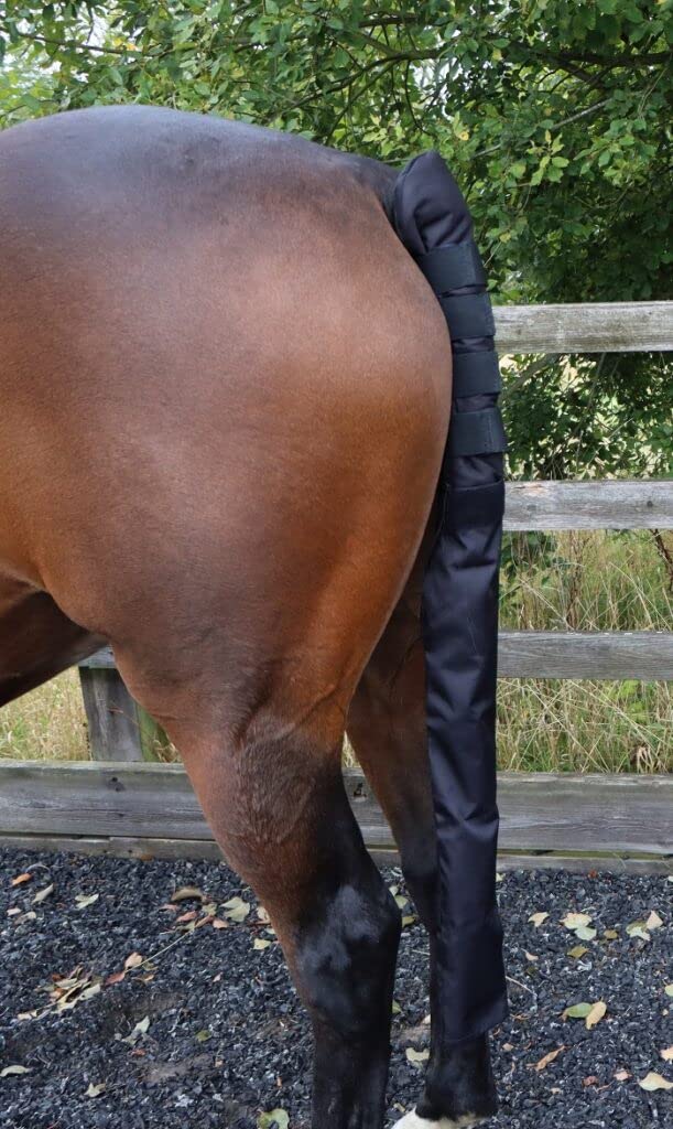 Ruggles Padded Tail Guard with Detachable Tail Sleeve/Bag, Black