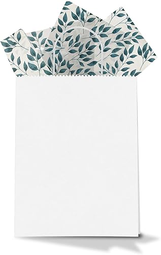 Miniatura 3 de Papel de seda impreso con hojas de lágrima para bolsas o cajas de regalo y envoltura, papel de seda decorativo a granel para embalaje y regalo, 24