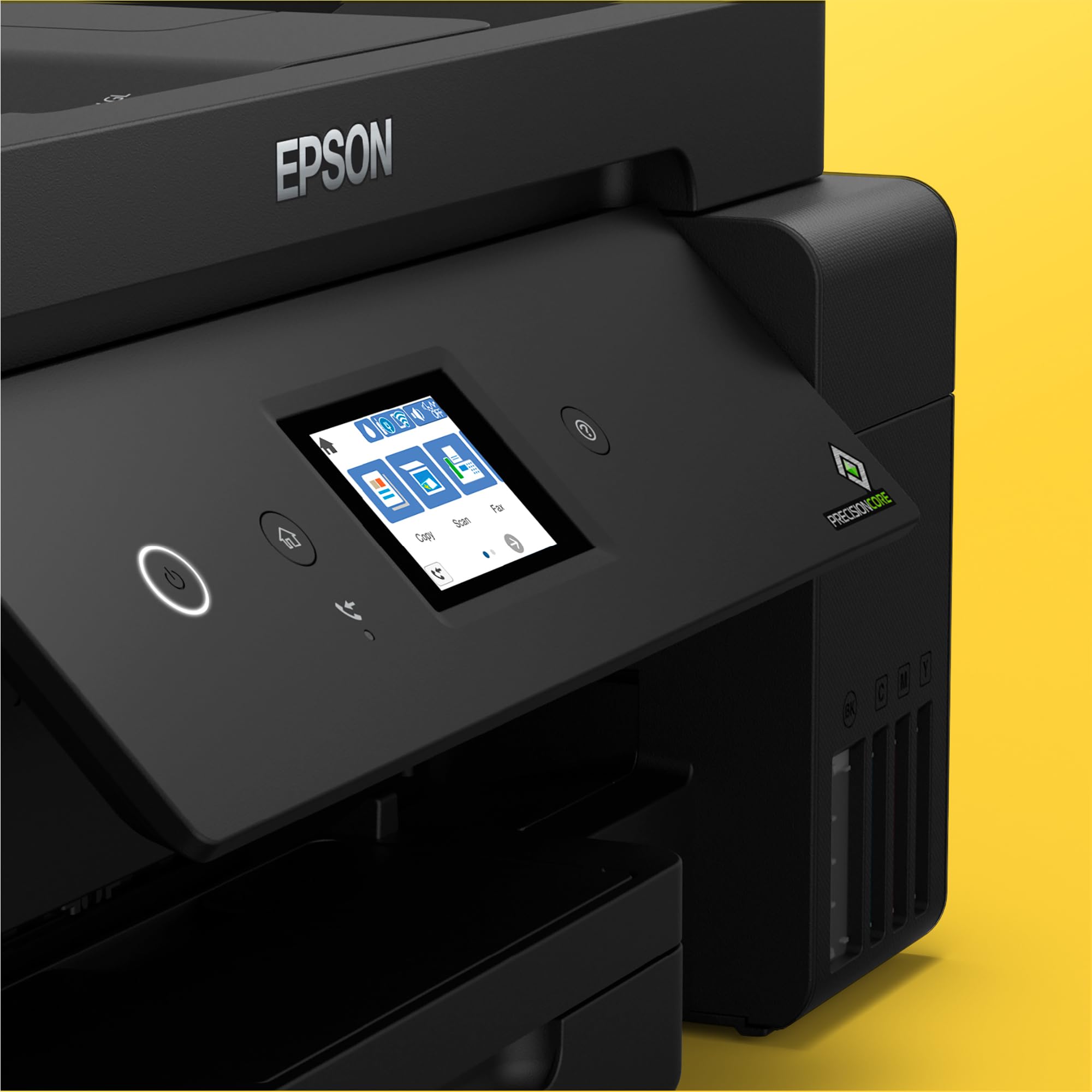 Epson EcoTank ET-15000 Tintentankdrucker | für Zuhause & kleine Büros | WLAN | A3+ | Drucken, Kopieren, Scannen, Faxen | Duplexdruck Druckening | 6.8 cm Touchscreen | 30-Blatt-ADF
