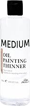 PHOENIX Oil Paint Thinner - 8.5 Fl Oz./ 250ml Oil Brush Cleaner, Odorless Painting Diluent, Mineral Spirits Refined Solvent, Painting Medium for Artists