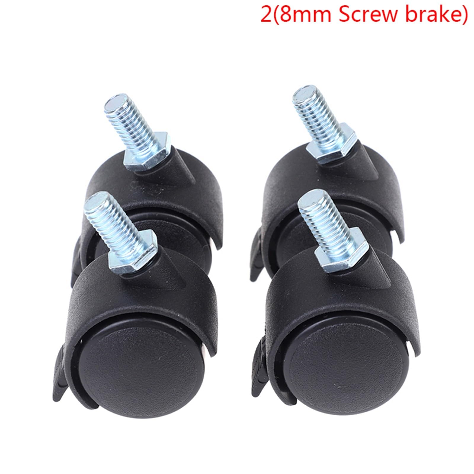 Lot de 4 roulettes pivotantes de rechange universelles de 30 mm pour chaise de bureau (A2)