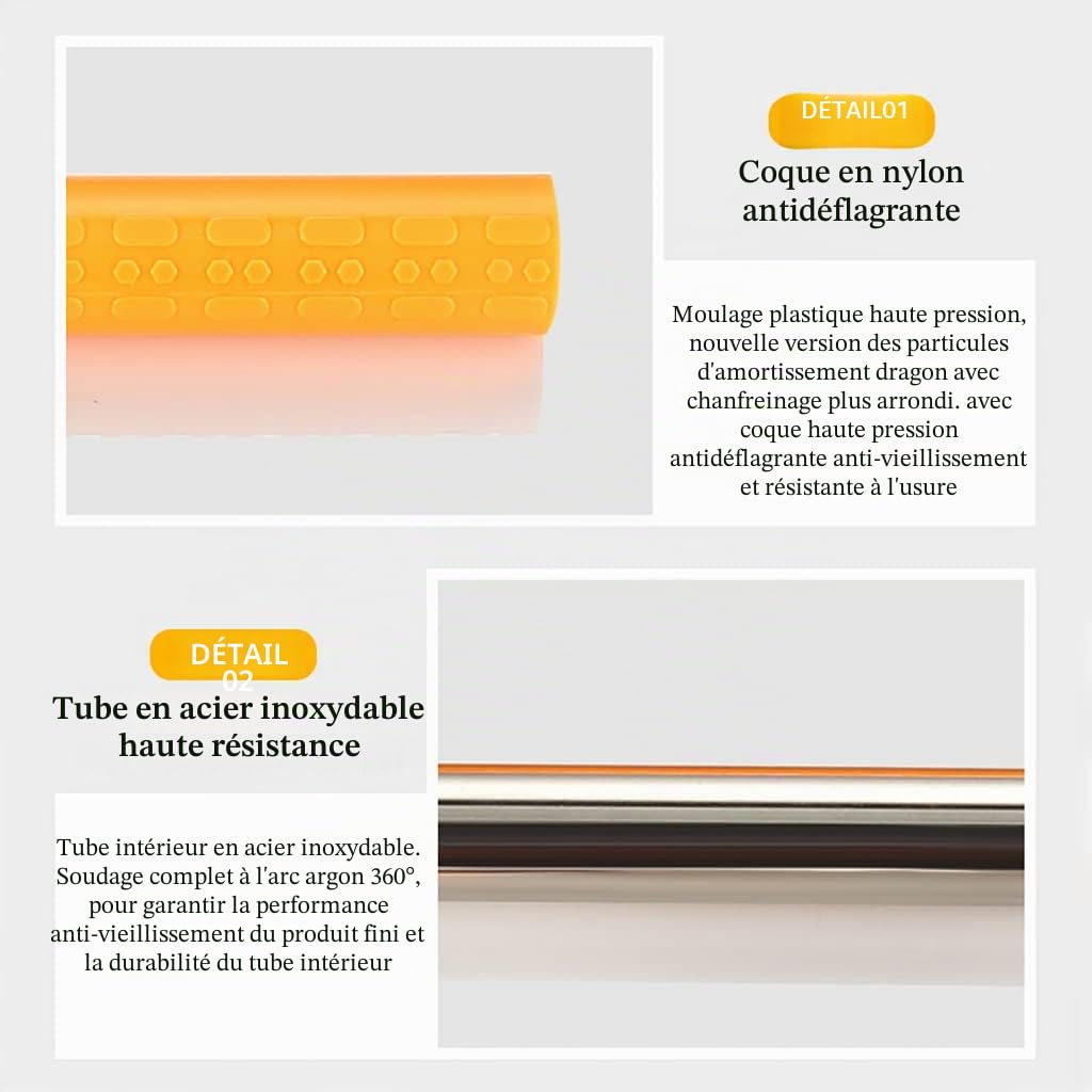 Barres D'appui en Acier Inoxydable pour Salle de Bain,Main Courante de Sécurité Antidérapante en Nylon,Dispositif D'aide Aux Personnes âgées Dans La Baignoire,Rail Robuste(Size:120cm,Color:Blanc)