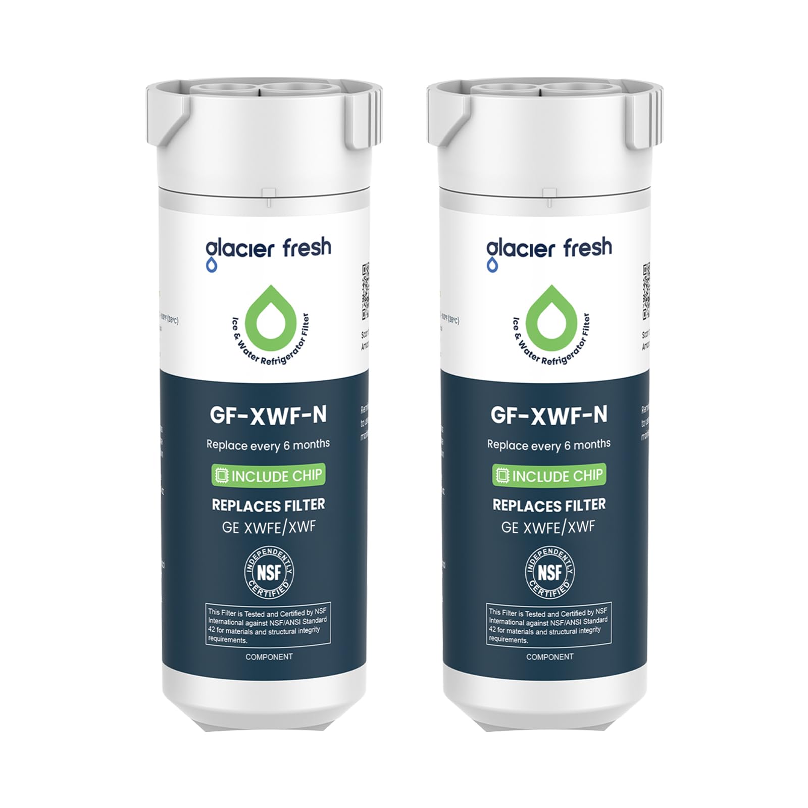 Glacier Fresh XWFE Water Filter 2-Pack
