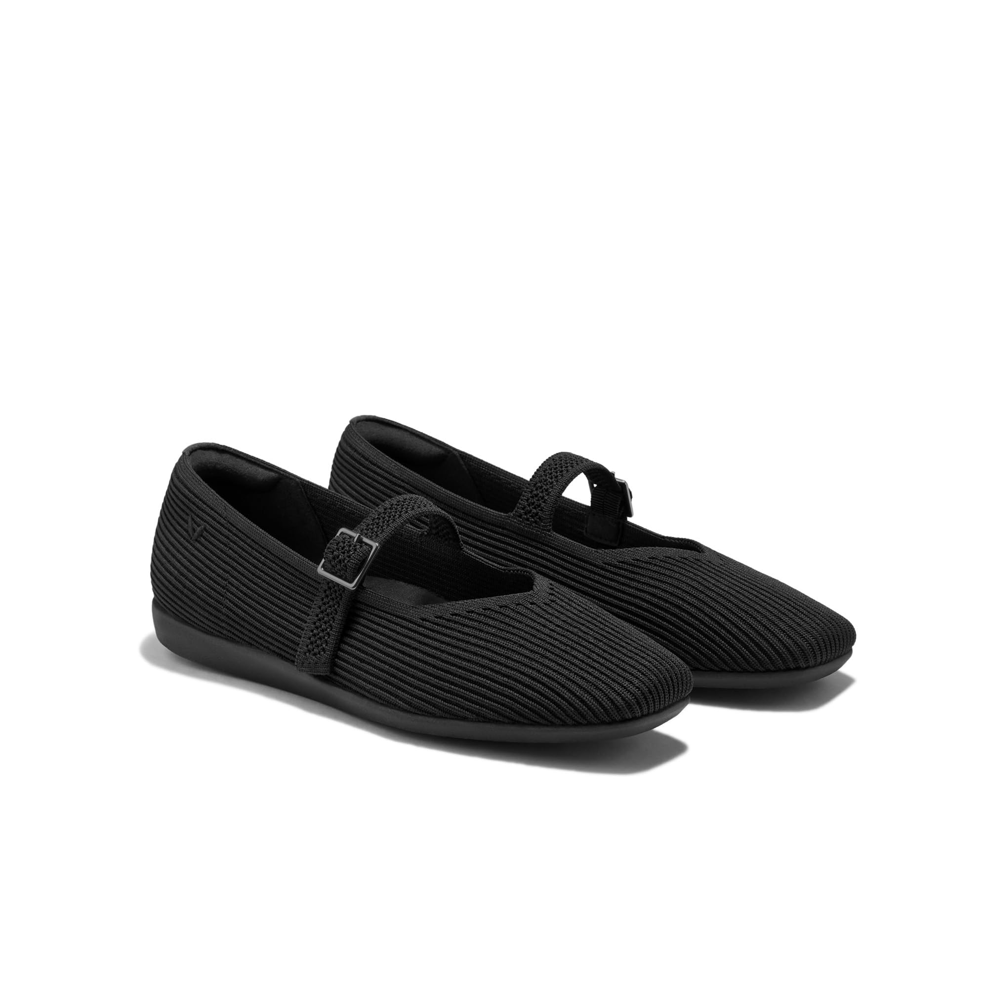VIVAIA Margot Walker Mary Jane Women Flat Shoes Slip on Square-Toe Washable Shoes Comfortable for Work with Arch Support