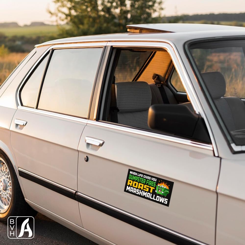 Let's Get Toasted Marshmallow Camp Fire Decal Sticker - 5.5x5 Inch Vinyl For Cars Laptop