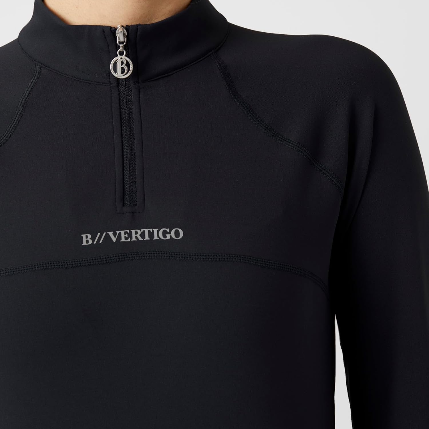 HORZE B Vertigo Davina Women's Equestrian Moisture-Wicking Training Shirt with Phone Pocket - Image 6