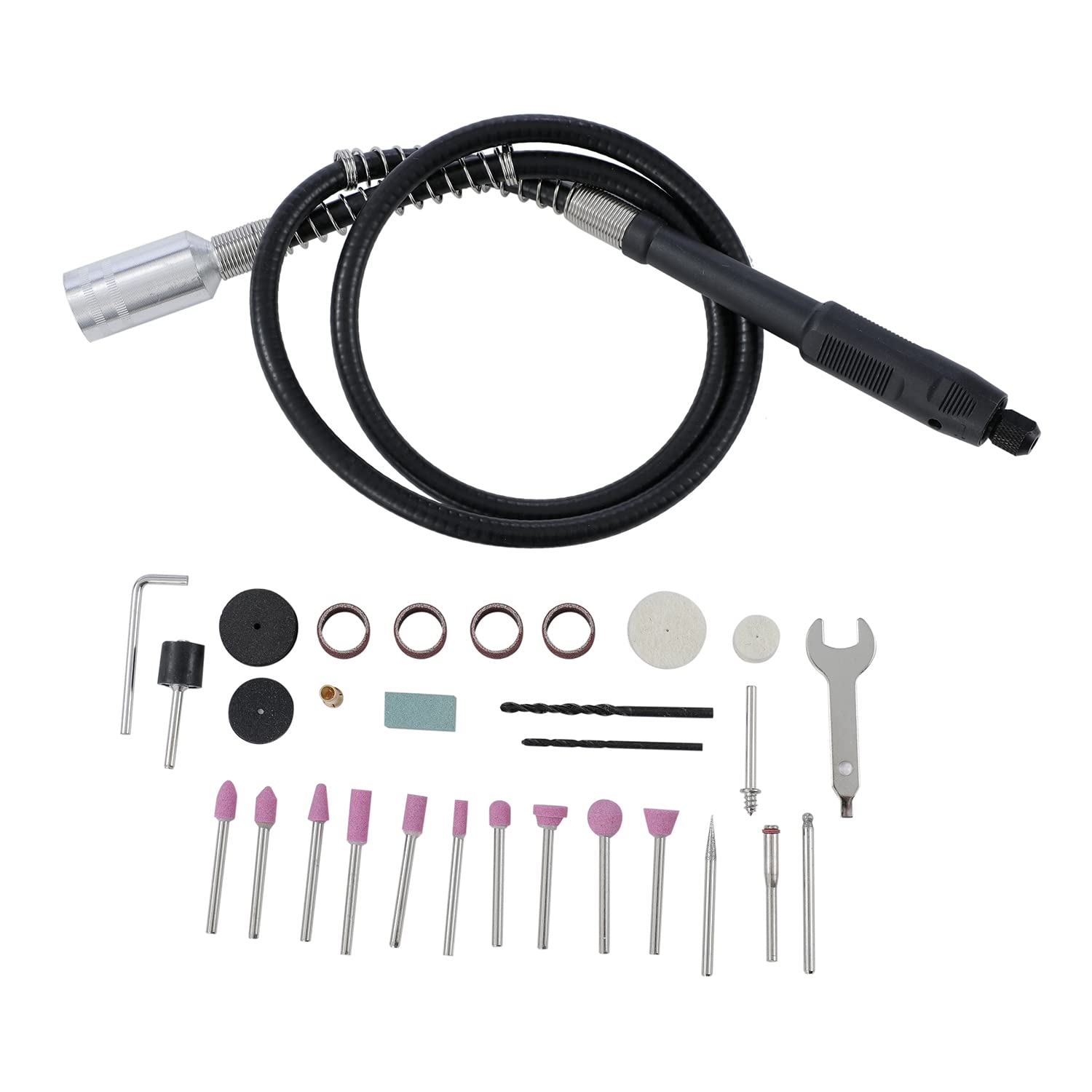 Merry Tools HK 135W Mini Smerigliatrice Elettrica Lucidante con Asta Flessibile