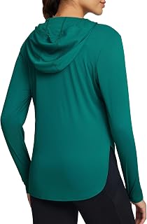 Women's UPF 50+ Sun Shirt with Hoodie SPF Long Sleeve UV Protection Clothing Hiking Fishing Outdoor Lightweight