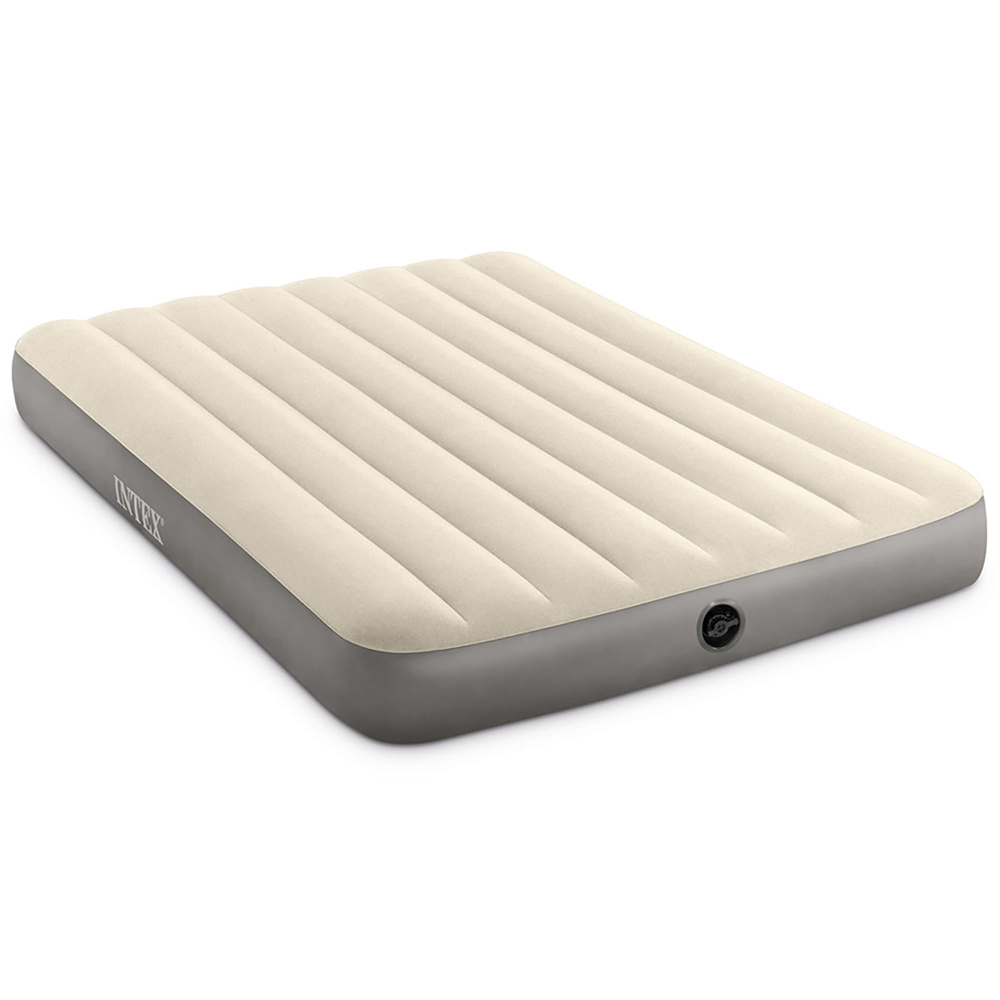 Intex Plastic 64102E Dura-Beam Air Mattress, Full, Beige