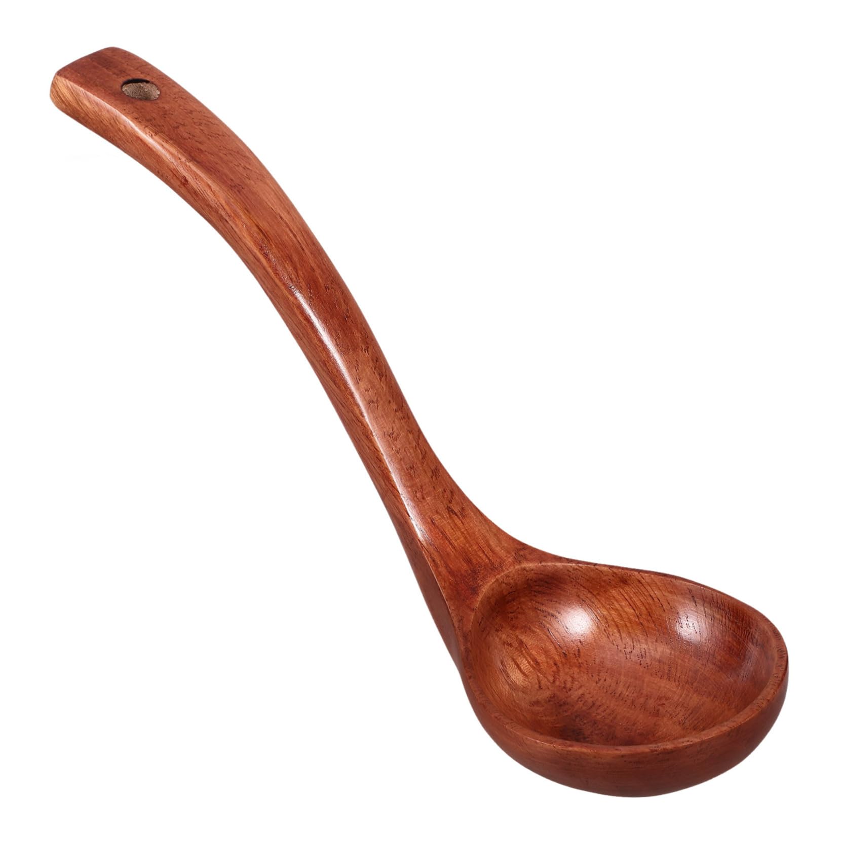 5piezas Cuchara De Madera Para Mango De Utensilio De Cocina Ergonómico Para Guisos Accesorio De Madera Natural Para