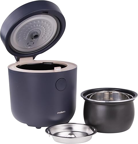 Miniatura 2 de Clivia Arrocera baja en azúcar 2L saludable baja en carbohidratos, Mini olla arrocera arrocera, Olla multifuncional de acero inoxidable, Cocina de