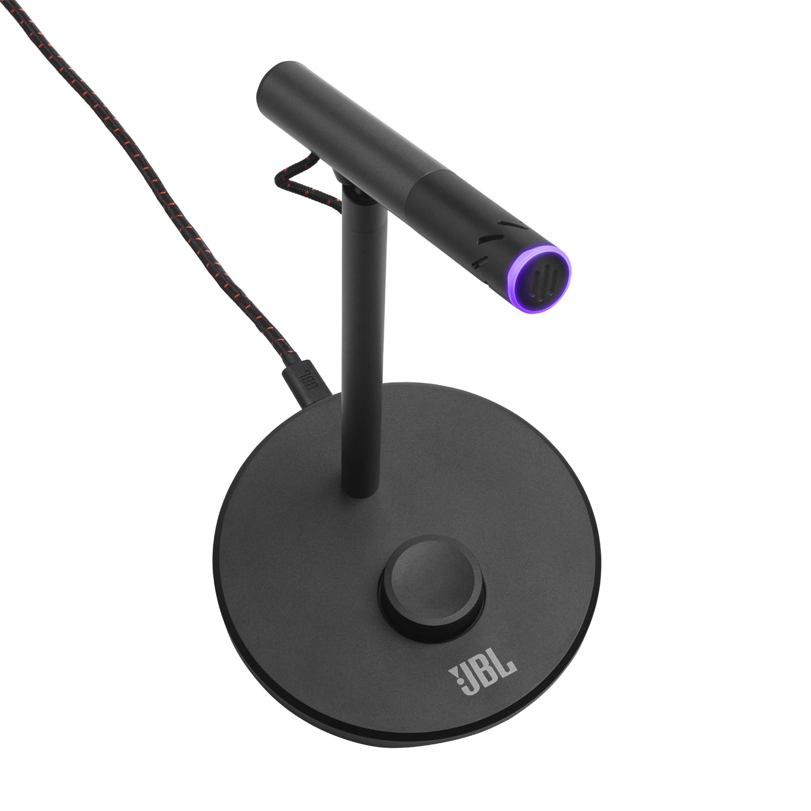 JBL Quantum Stream Talk, Mikrofon Pojemnościowy USB do Streamingu, Nagrywania i Gier, Wysokiej Jakości Konstrukcja, Redukcja Szumów i Przycisk Wyciszenia