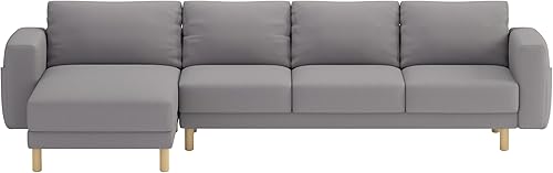 Miniatura 2 de Asiento duradero de tres o dos (3 o 2) con funda de sofá de repuesto por encargo compatible con IKEA Norsborg - Funda de sofá seccional de esquina