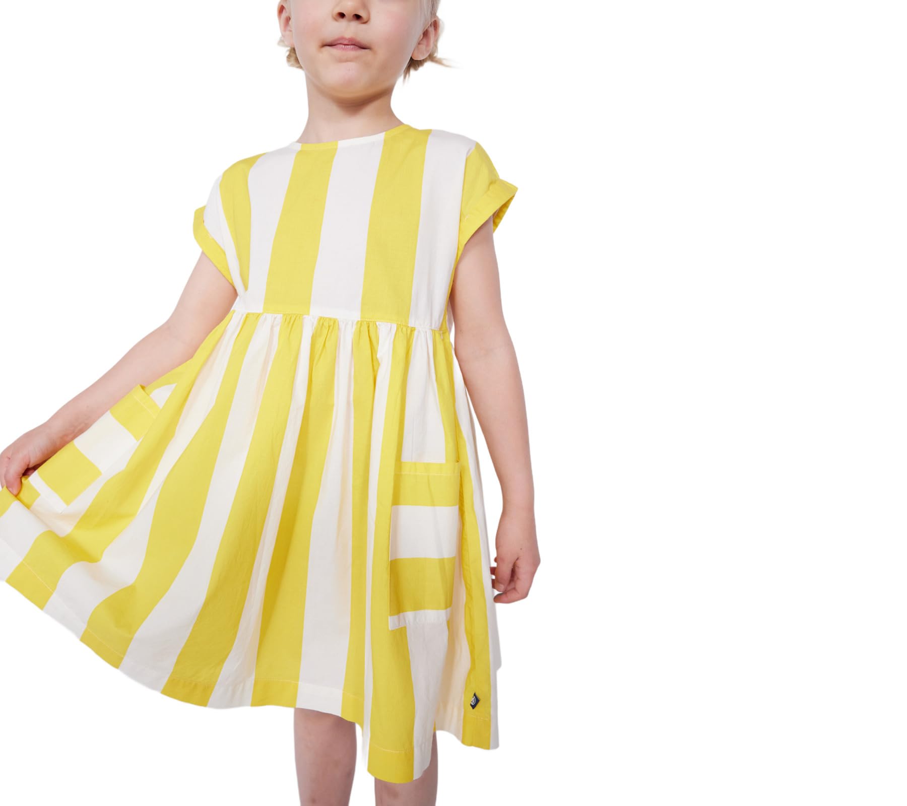 Petit Bateau Mädchen Kurzarmkleid