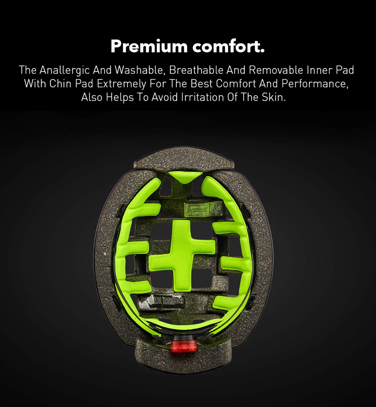 Casco Bici Pieghevole per Adulti, Regolabile e Leggero, Con Luce di Sicurezza Integrata - Ideale per Downhill, Enduro, Ciclismo, MTB e Scooter