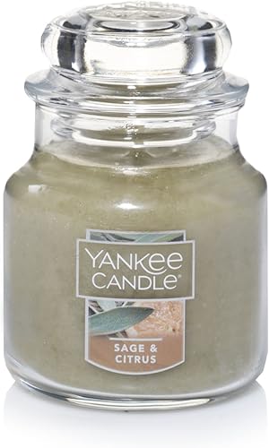 Vela Yankee Candle Salvia y cítricos Piller 12 onzas.