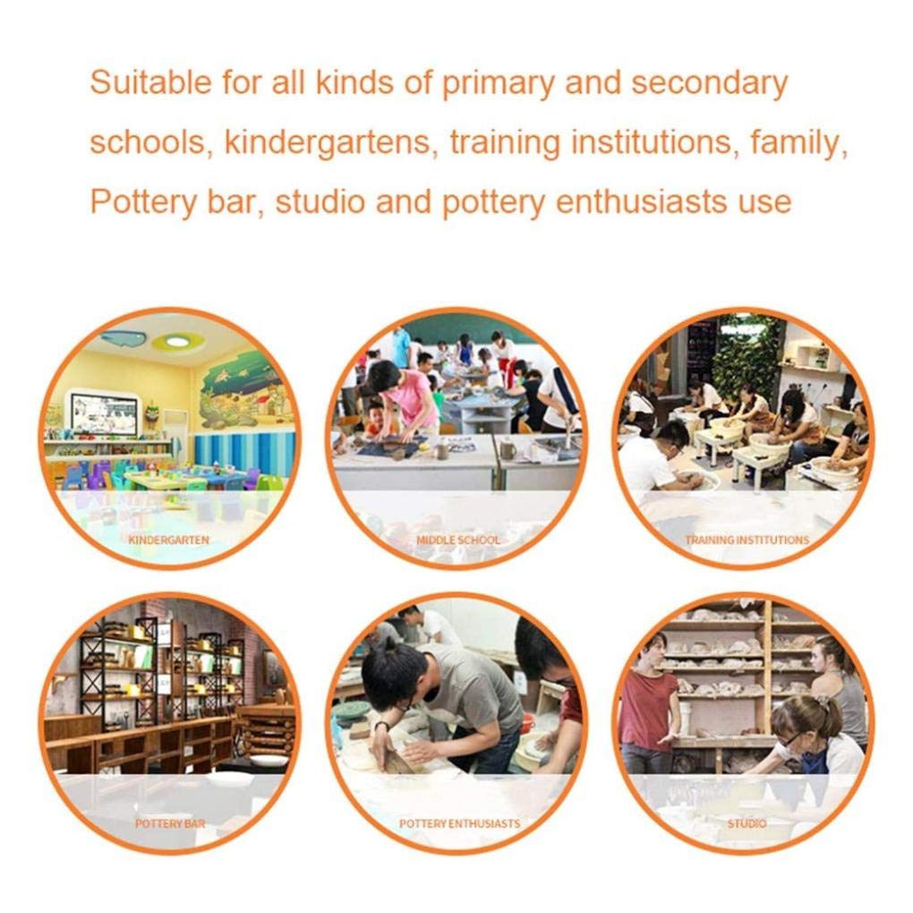 Desktop Pottery Machine Household Pottery Clay Machine Children's Primary Electric Pottery Wheel Ceramic Machine Silent