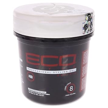 Ecoco Eco Style Gel - Protein - Firm Hold - يغذي ويحصن الشعر - مثالي لمجموعات وأغطية الأسطوانة - يساعد على تقوية وحماية الشعر الجاف أو الخشن بشكل طبيعي - مضاد للحكة والحكة لا تقشر - 8 Oz