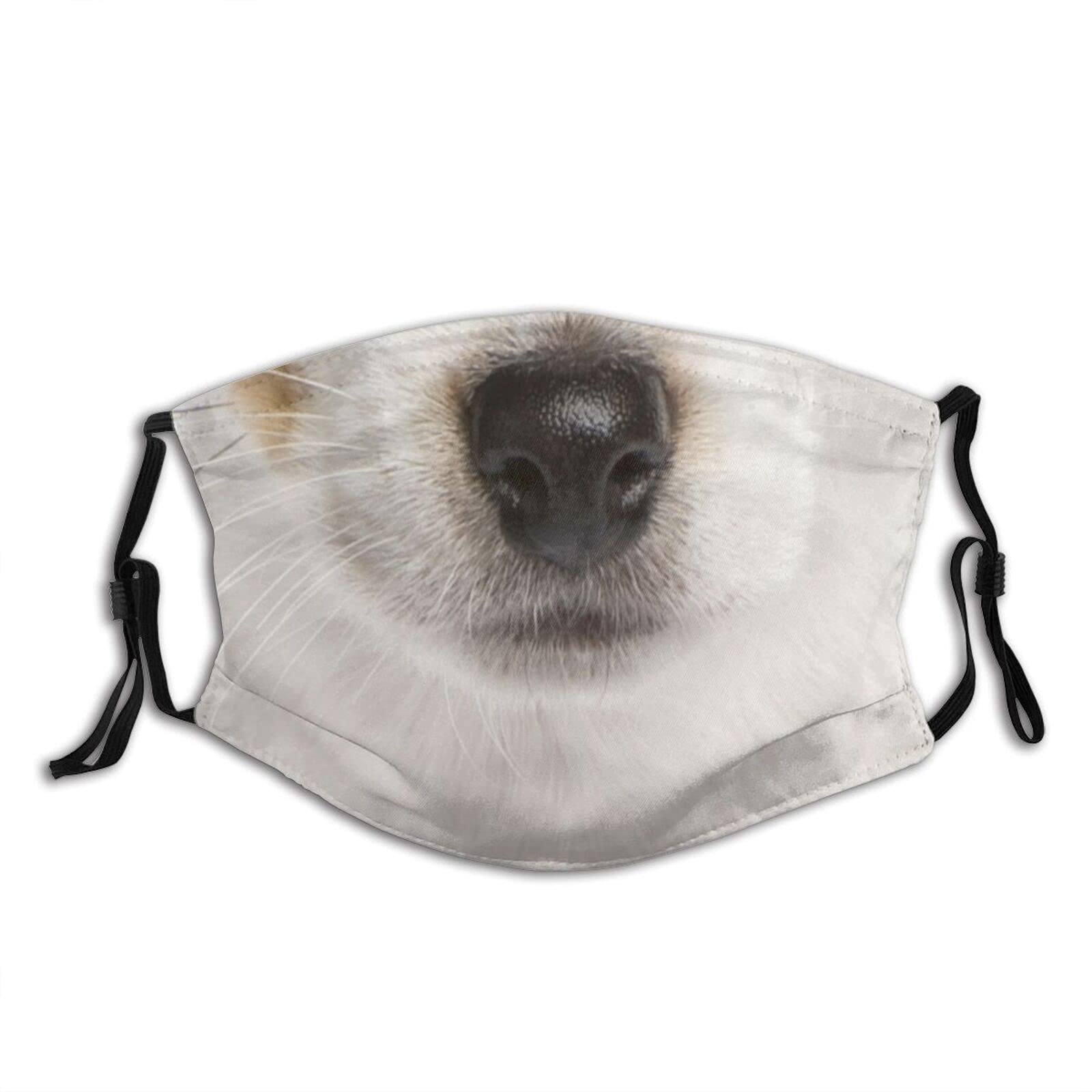 Farper Dog or Cat Mouth Face Mask Balaclava Reusable Washable Cloth Mask Bandana with 2 Filters for Man Woman Outdoor