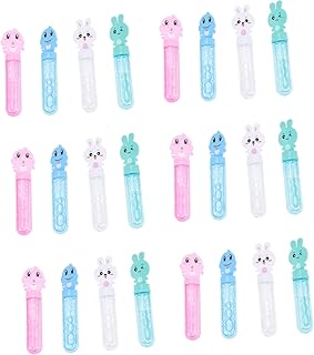 ibasenice 24pcs Bubble Stick Bubble Toy Small Bubble Wands Bubble Blowing Playthings Bubble Wands for Kids Mini Bubble Sticks Plastic Bubble Toys Kids Outdoor Playset Bubbles Party Favors