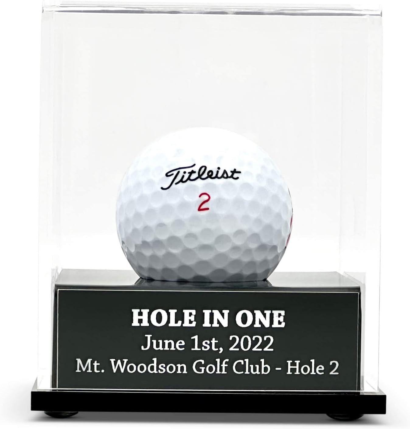 Acrylic Golf Ball Display Case 3 in 1 Golf Ball Display
