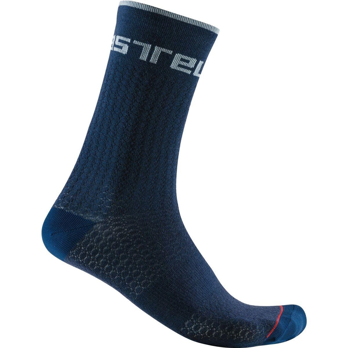 CASTELLI Distanza 20 Sock, Belgian Blue, XXL