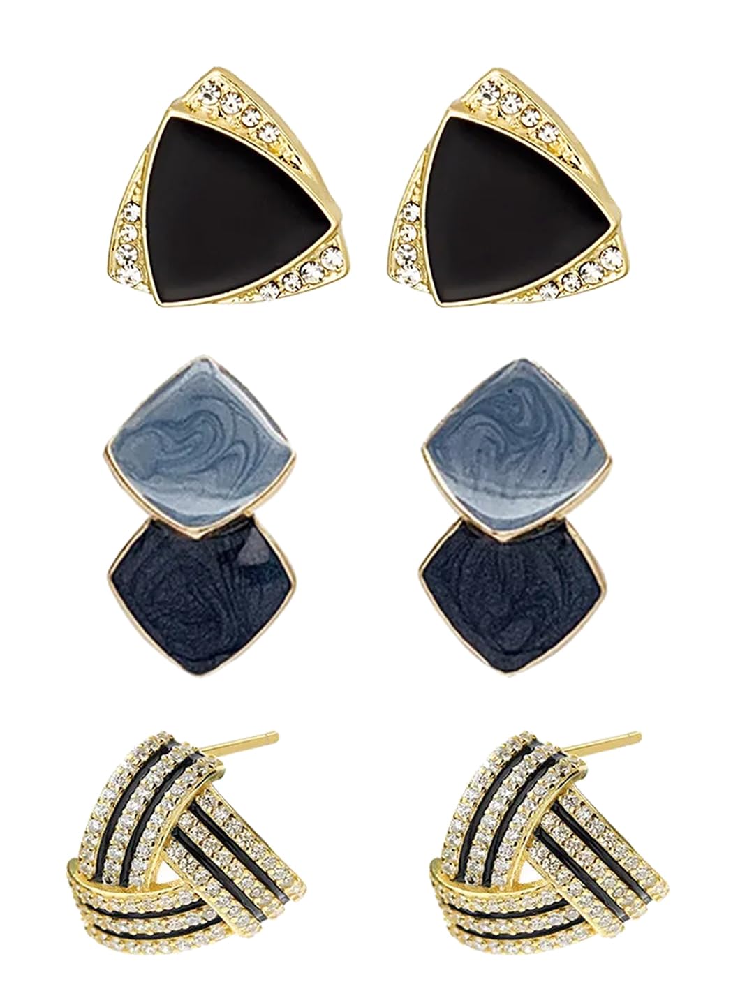 See full amazon price history chart for Rovlina Earrings for Women Combo Set of 6 Pairs Gold Plated Twist Hoop Alloy Latest Stylish Trending Tulip Studs | Gifts for Women & Girls Multicolor Rovlina Earrings for Women Combo Set of 6 Pairs Gold Plated Twist Hoop Alloy Latest Stylish Trending Tulip Studs | Gifts for Women & Girls Multicolor (B0DGH328XY) Amazon Price History, Amazon Price Tracker