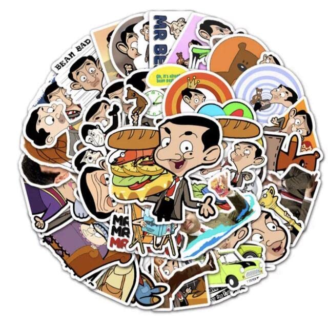 Amazon | Mr Bean ステッカー ミスタービーン Sticker 50枚入り