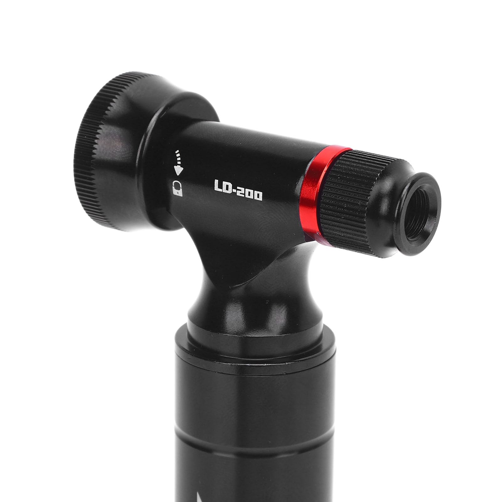 Yosoo Health Gear Mini Pompa per Bici Pompa per Pneumatici per Bicicletta in Lega di Alluminio con Manometro per e Valvola Francese Gonfiatore per Pneumatici per Bici CO2 Portatile per Ciclisti di