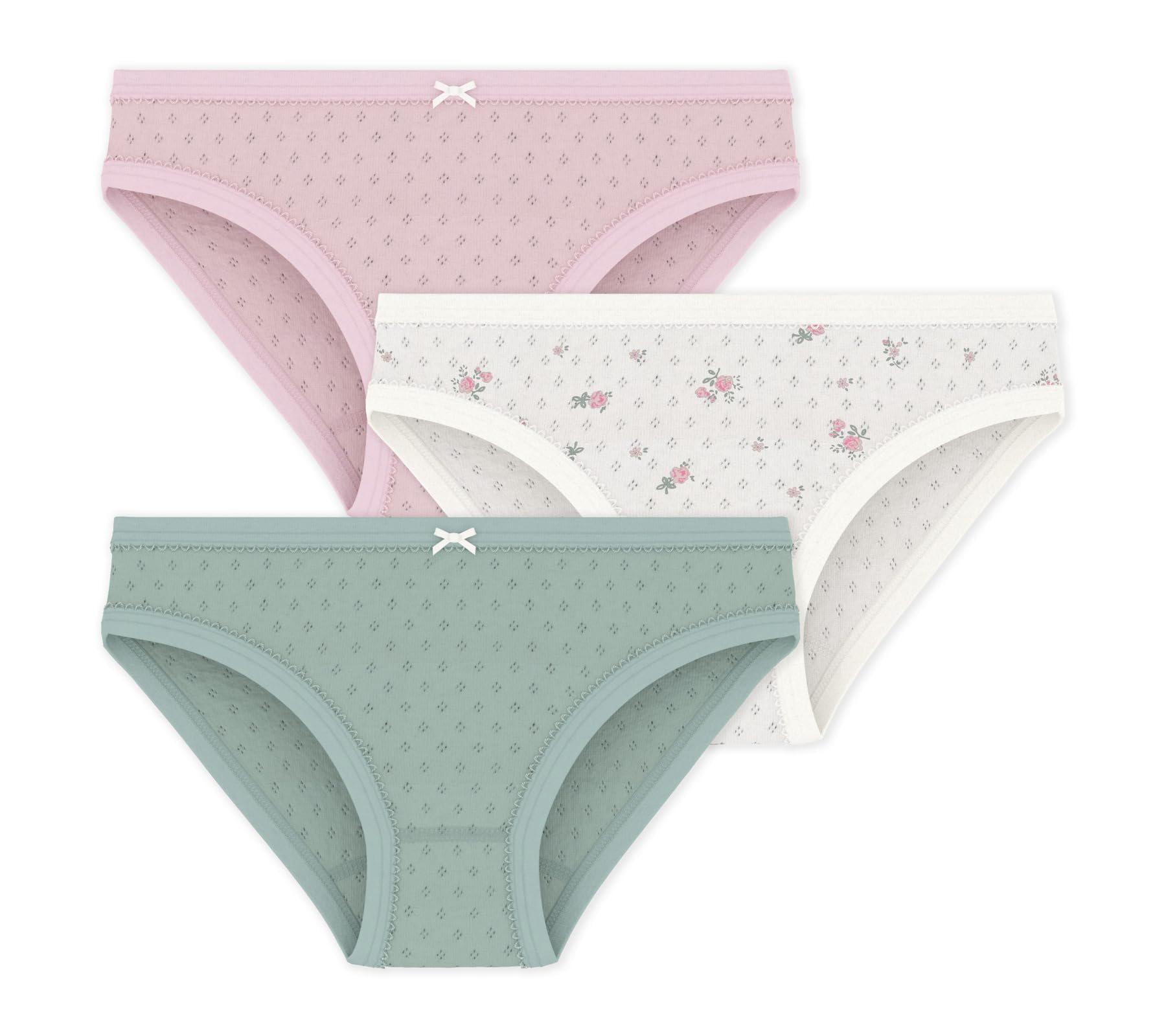 Petit Bateau A0fh6 Ropa Interior DÍA Niñas (Pack de 3)