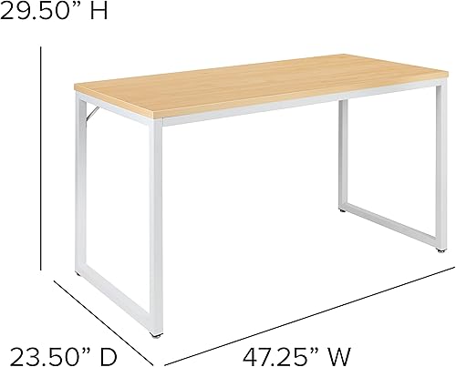 Miniatura 29 de Flash Furniture escritorio para computadora Nogal rústico,Negro,Blanco,Arce,Mahogany,Gris (rustic gray),Nogal,https://www.amazon.com/dp/undefined