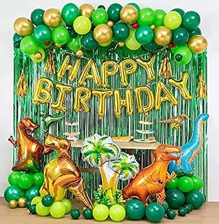 Balloon Garland Arch Kit, Dinosaur Balloon Garland Arch Kit, Dinosaur Theme Party Balloons for Birthday Party, Party Decoration for Boys and Girls (Dinosaur)