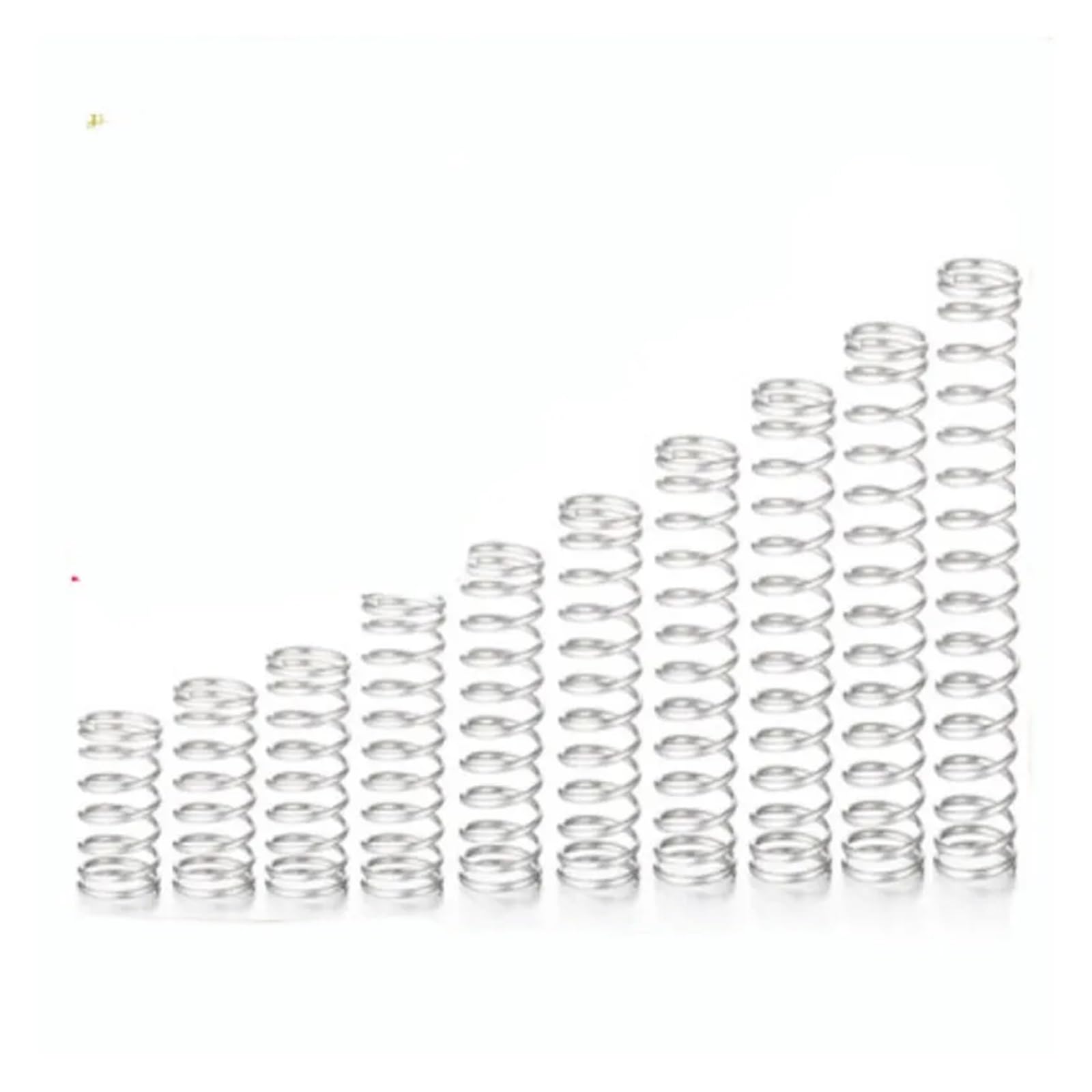 20pcs/lot 0.2mm 0.3mm Stainless Steel Micro Small Compression Spring OD 2mm/3mm/4mm/5mm/6mm Length 5mm To 50mm ( Color : 5mm , Size : 2MM_0.2MM 20PCS )