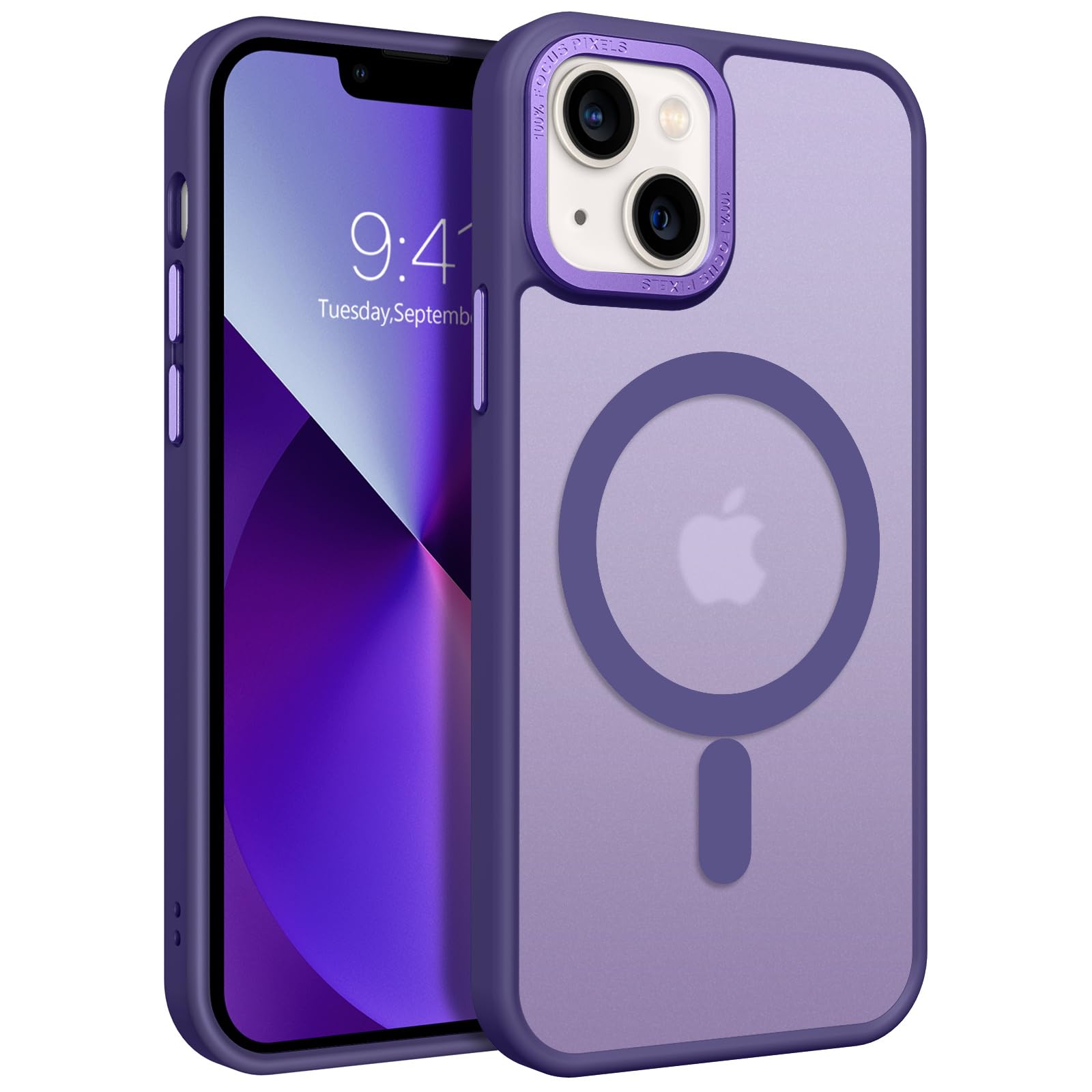 BENTOBEN for iPhone 13 Mini Phone Case, iPhone 13 Mini Case [Compatible with Magsafe] Translucent Matte Magnetic Slim Thin Shockproof Women Men