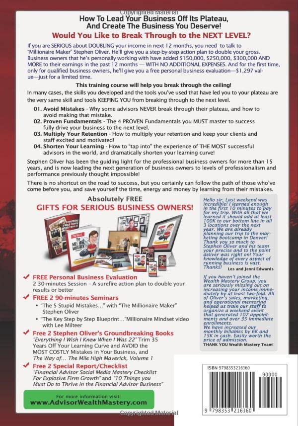 Miniatura 2 de Extraordinary Marketing for Financial Advisors Mile High Maverick Guide to Ultimate Marketing Success