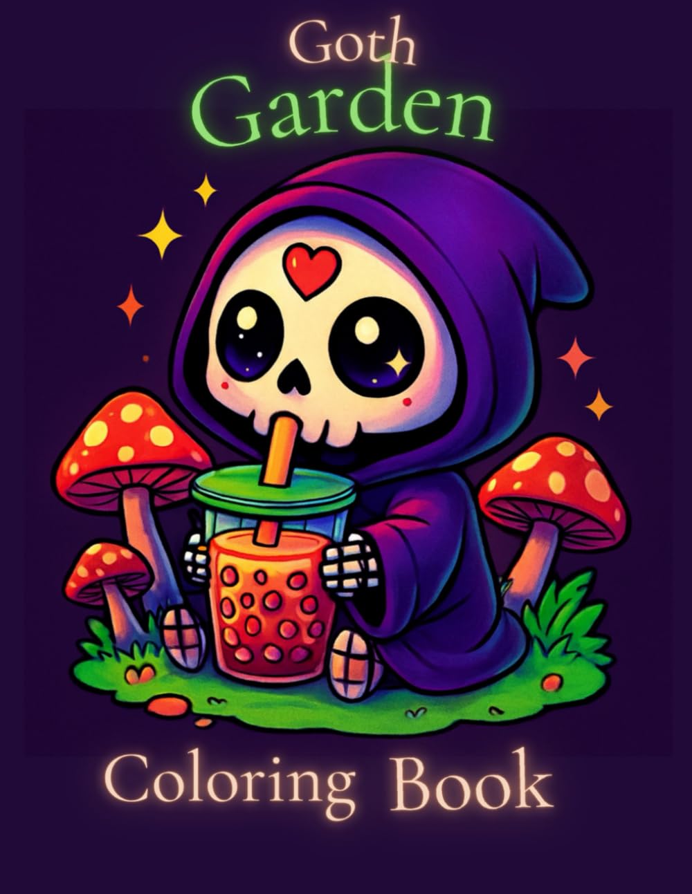 Goth Garden Coloring Book