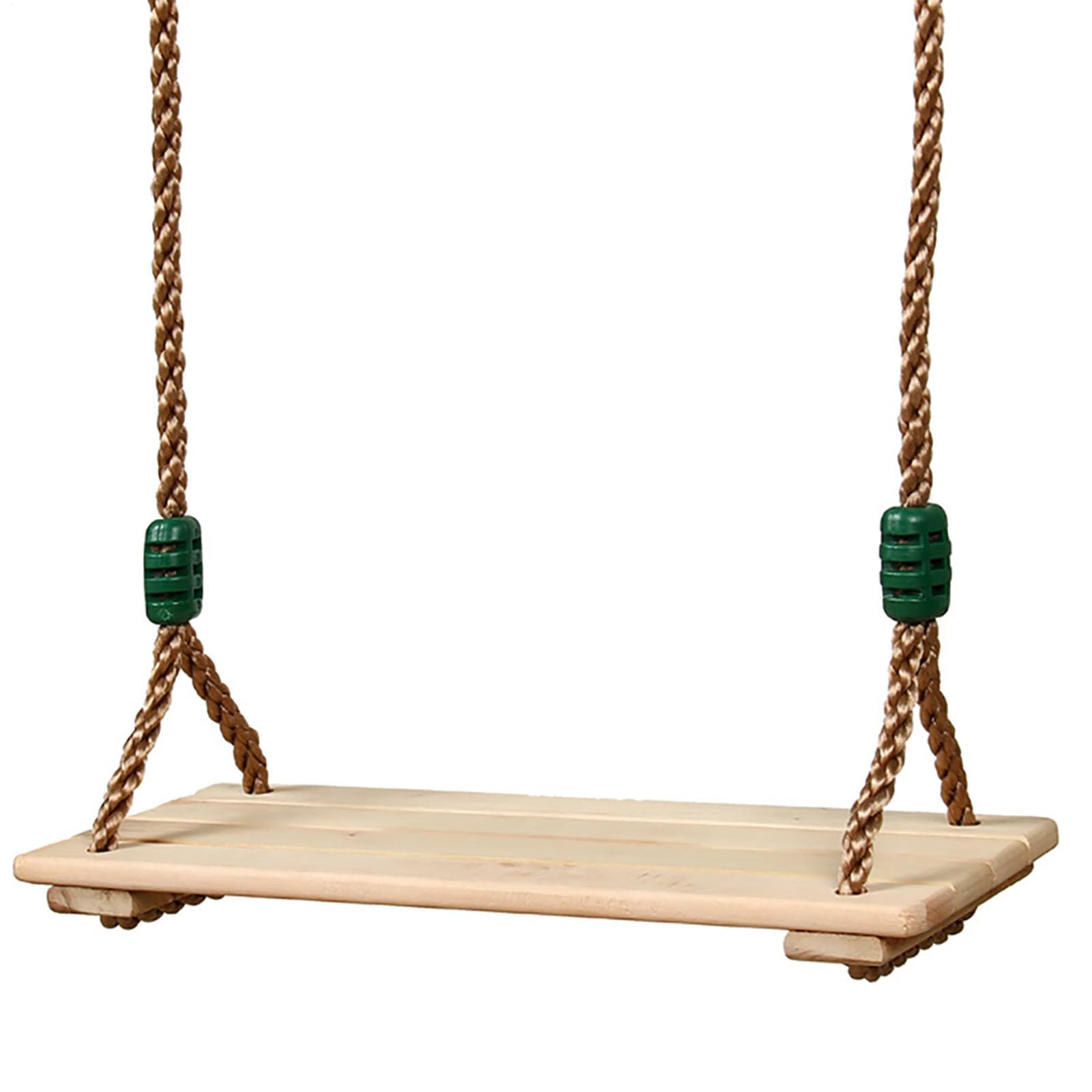 Holzschwungsitz - Vielseitiger Holzbaumschwungsitz Mit Seil | Bequemer Hängender Holzbaumschwungsitz | Seilgartenschwungstuhl Für Hinterhof Terrasse Spielplatz Outdoor Entspannung