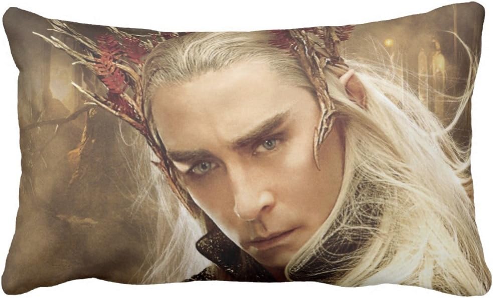 Nevin Moore Hot Sale Custom Thranduil Lee Pace Zippered Cute Sofa Cushion Waist Pillow Cover Cotton Duplex Print 16X24Inch