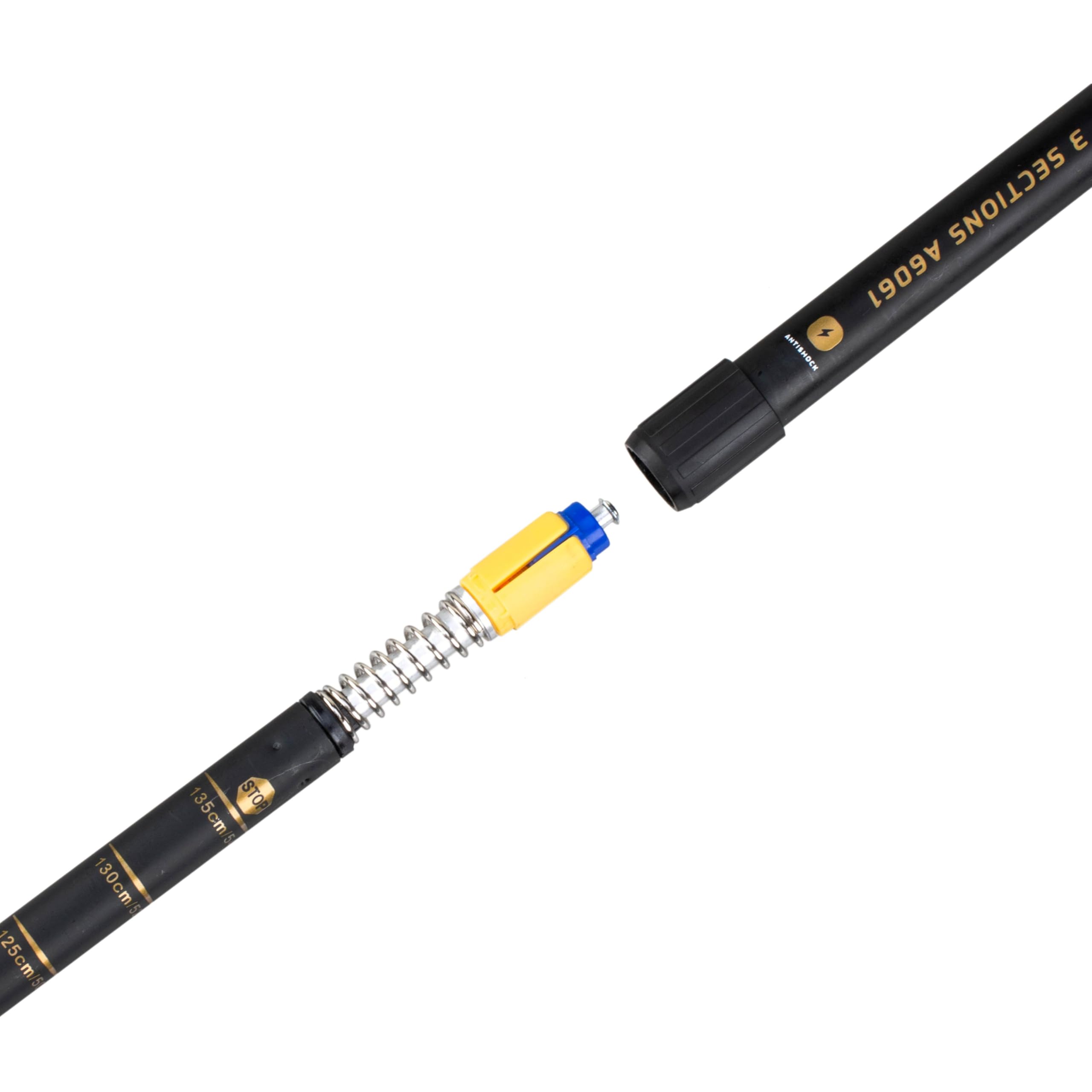 Bastoni da Trekking, Bastoni per Nordic Walking - 65-135 cm - Bastoni da Trekking Ultra-leggeri per Donne e Uomini - Per Escursionismo, Trekking - Anti-shock, Telescopici