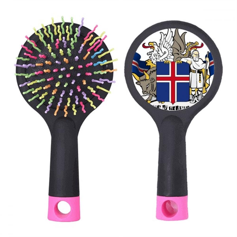 Cepillo para desenredar el pelo Islandia para el tocador y viaje 4