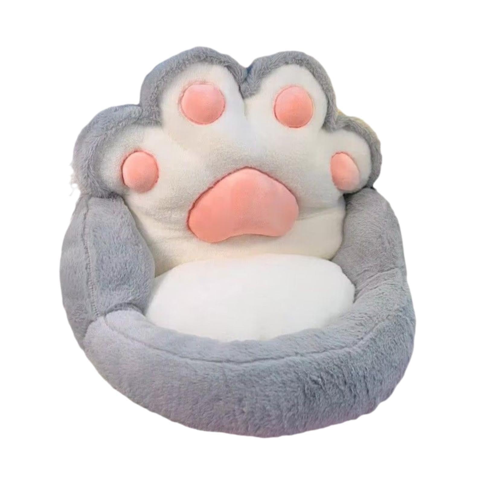 1 Seater Lazy Sofa Floor Cushion Modern Tatami Cat Claw Shaped Couch Comfortable Reading Chair for Bedroom Reading