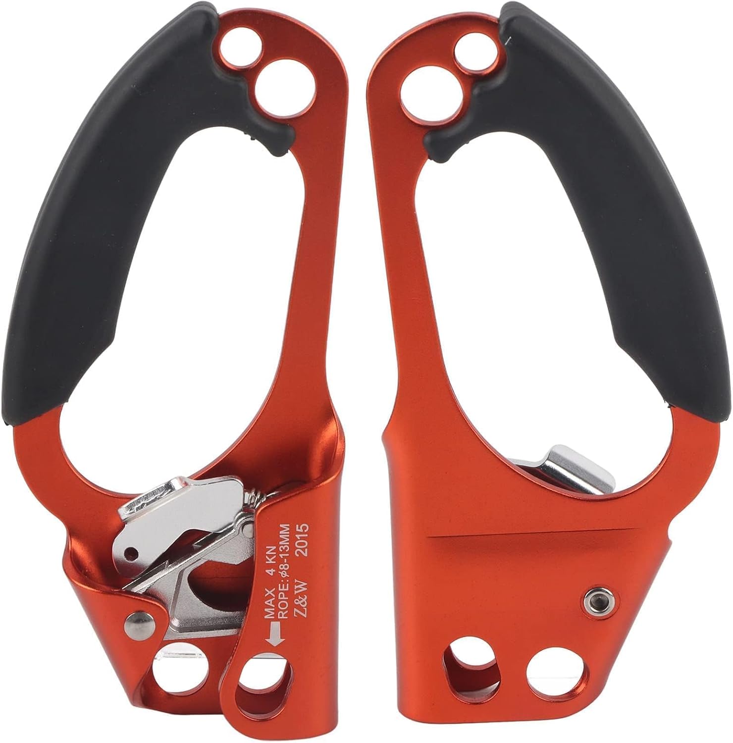 JEOZBM Climbing Hand Ascender, Mountaineering Tree Arborist Climbing Rappelling Equip, Right Hand Ascender for 8-12MM Rope, Strong Rappelling Gear Equipment